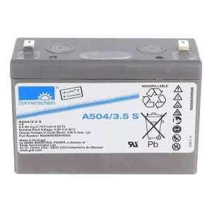 Prix Choc Batterie Gel dryfit A504/3,5 S 4 V 3,5Ah Sonnenschein