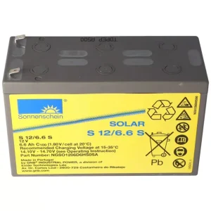 Batterie Gel 12 V 6,6 Ah S12/6.6S SOLAR SONNENSCHEIN Prix Cassé