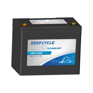 Livraison Mondiale Batterie LEOCH LDC12-90C 12 V 90 Ah