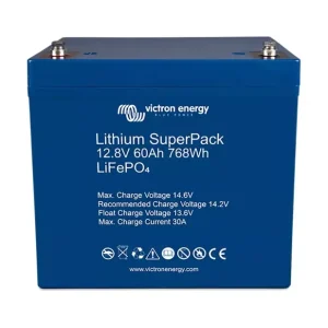 Affaire À Saisir Batterie Lithium LiFeP04 12,8V 60AH SuperPack VICTRON