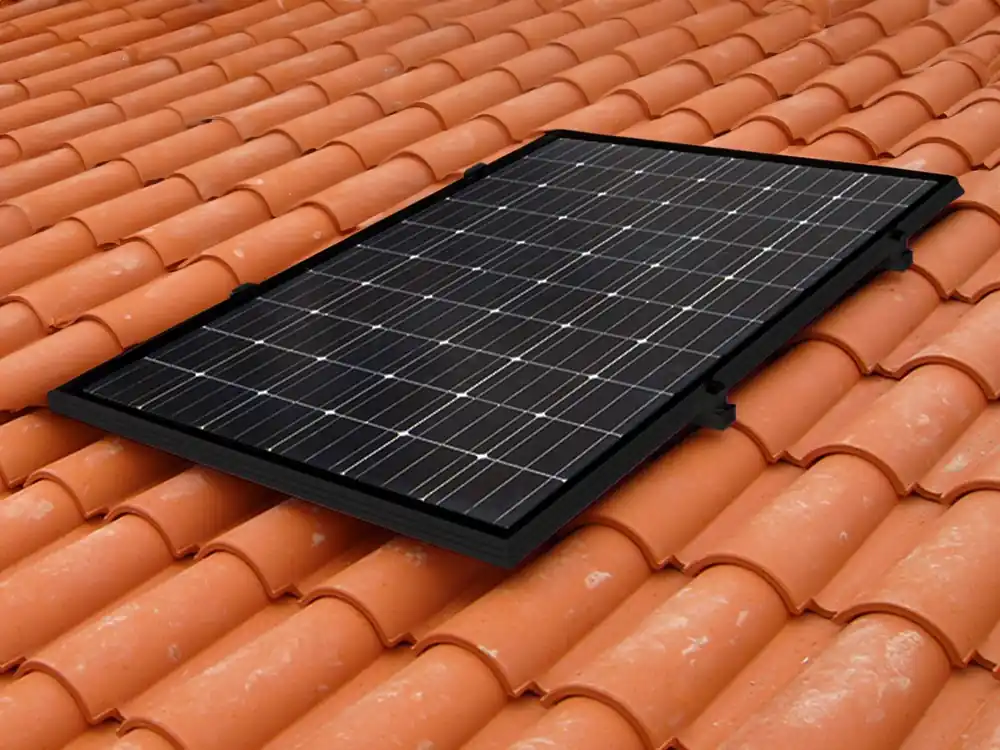 Fixation Toiture TUILE pour 1 panneau solaire (Max 924mm) Meilleur Prix