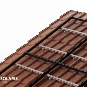 Nouveauté Extension Toiture TUILE pour 1 panneau solaire (Max 1160mm)