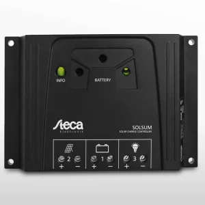 Bon Marché Régulateur solaire STECA Solsum 0606 (6A - 12 / 24V)