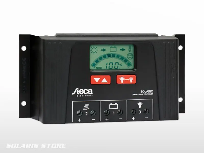 Régulateur solaire STECA Solarix 4040 - LCD+USB (40A - 12 / 24V) Retour Gratuit