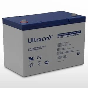 Premium Batterie solaire GEL étanche ULTRACELL 12V / 75Ah (0.9kWh)