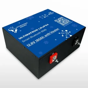 Livraison Mondiale Batterie lithium ULTIMATRON LiFePO4 Smart BMS 12V / 200Ah - chauffage (2.56kWh)