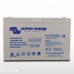 12V/38Ah AGM Super Cycle Batt. (M5) Victron (BAT412038081) Offre Spéciale