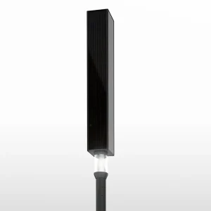 Lampadaire LED solaire autonome ALARA PLACE - 8000 Lumens (50W / 3m) Promotion Saisonnière