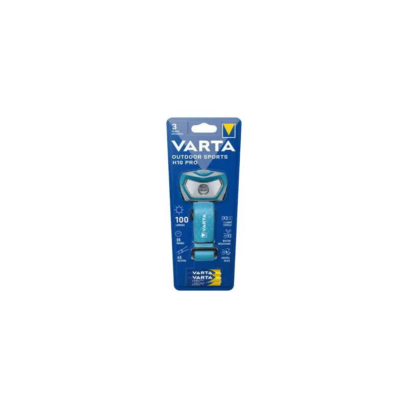Acheter Direct FRONTALE VARTA 100LM Outdoor Sports H10 PRO + 3 AAA incluses