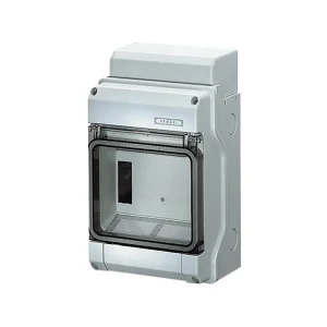Hensel HEN_KV_8106 Tableau de distribution en saillie non équipé / 1500VDC/1000VAC / IP65 / classe de protection II / 1x6 modules / sans bornes / 146x238x111 / matériau PS-polystyrène / poids 0,702kg Haute Qualité
