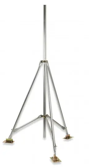 Acheter En Ligne Hipar HIP-ST-POM-STATYW Trépied en forme de trépied pour station météorologique. Hauteur réglable de 2,74 à 3,20 m. Montage possible sur des blocs de ballast (blocs non inclus dans le kit).