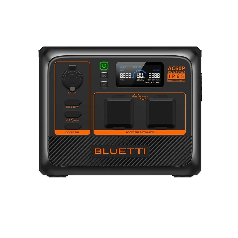 Soldes BLUETTI AC60P - Station de puissance portable | 600W 504Wh |