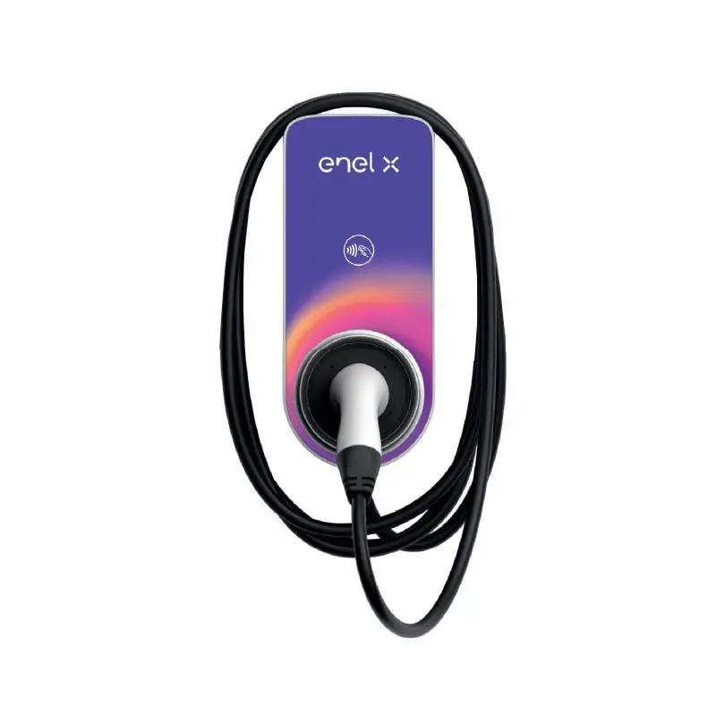 ENEL X JUICEBOX plus 3.0 EU, câble de type 2 à 22 kW, trois phases avec RFID, carte RFID incluse, WiFi, backend EMM Authentique