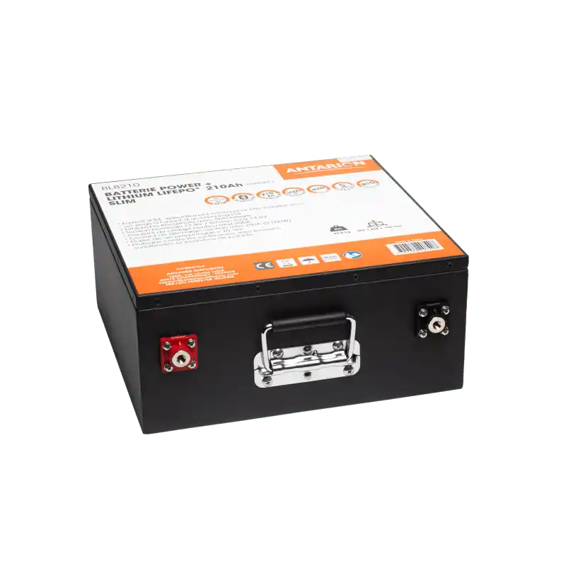 Batterie lithium 210Ah POWER + Antarion Bluetooth format sous siège avec Chauffage Offre Exclusive