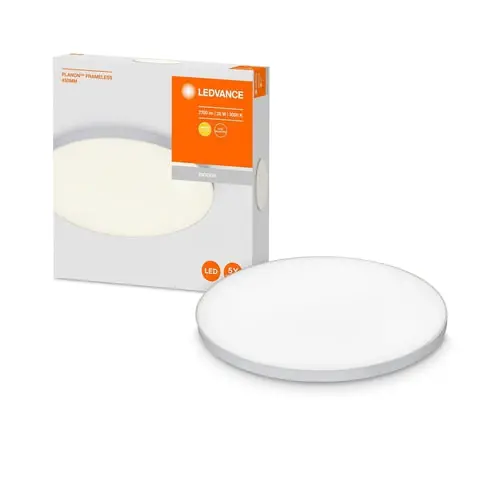 Bon Plan LEDVANCE PLANON™ Panneau plafonnier LED sans cadre 45cm 28W / 3000K blanc chaud