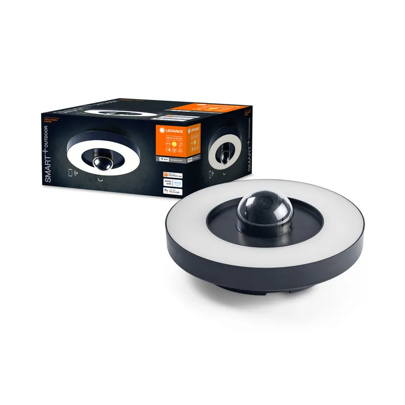 LEDVANCE SMART+ applique & plafonnier extérieur + caméra, gris Commander Maintenant