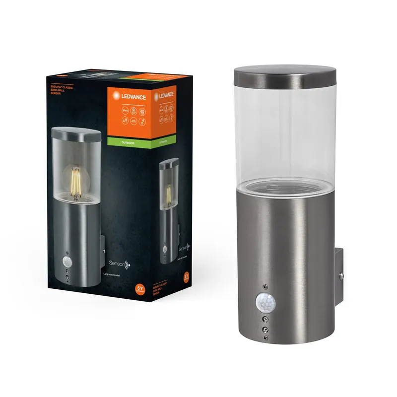 Pas Cher LEDVANCE ENDURA CLASSIC EBRO APPLIQUE MURALE AVEC CAPTEUR, Acier