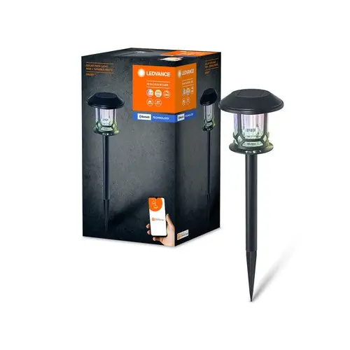 Authentique LEDVANCE SMART+ piquet de jardin solaire Bluetooth, noir