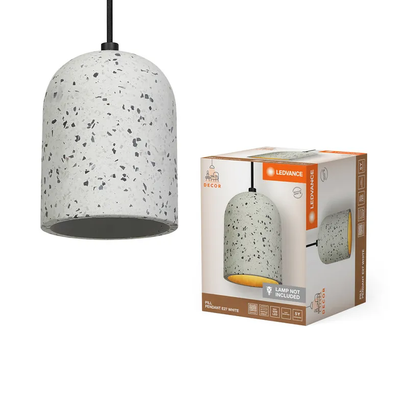 Offre Du Jour LEDVANCE DECOR Suspension Pill 1xE27 Blanc