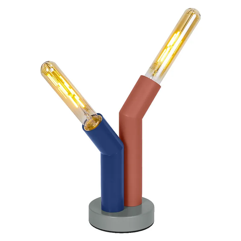 Livraison Mondiale LEDVANCE DECOR Lampe de table paille, 2 flammes, E27, Multicolore