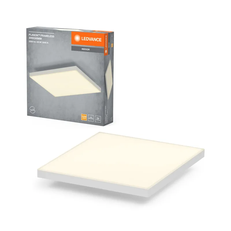 LEDVANCE Planon Plafonnier sans cadre, 19W, 300x300mm Promotion Saisonnière