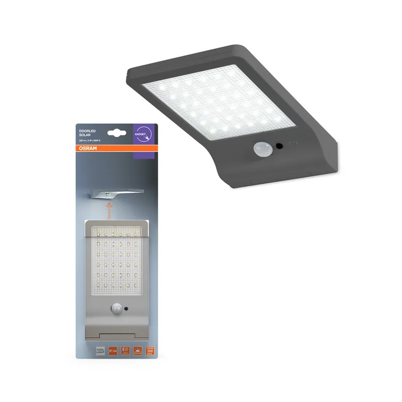 OSRAM DoorLED solaire LED applique murale 3W / 4000K blanc froid Commande En Gros