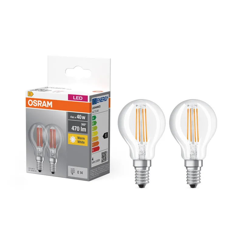 LED BASE CLASSIC P 4W 827 Clair E14 Promotion Saisonnière