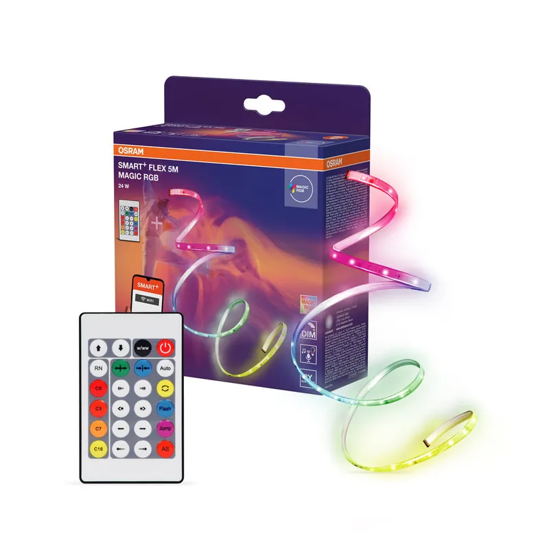Prix Choc OSRAM SMART+ WIFI FLEX 5m bande LED, blanc, 22W, 500lm