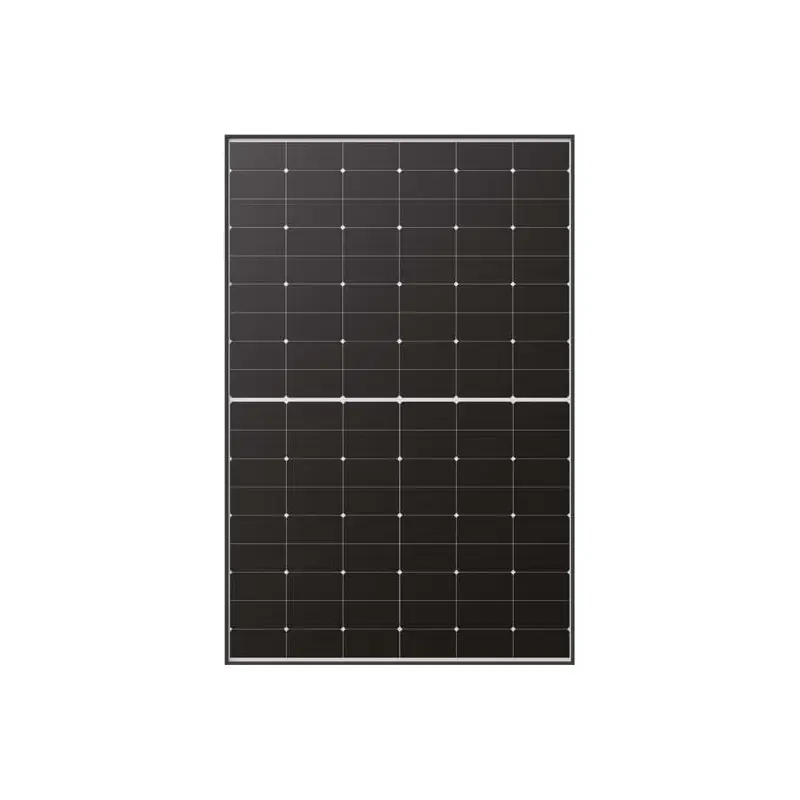 Réduction Panneau solaire LONGI 440WCadre Noir - Fond Blanc