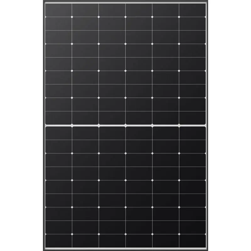 Panneau solaire LONGI 430WCadre Noir - Fond Blanc Seulement Aujourd’hui