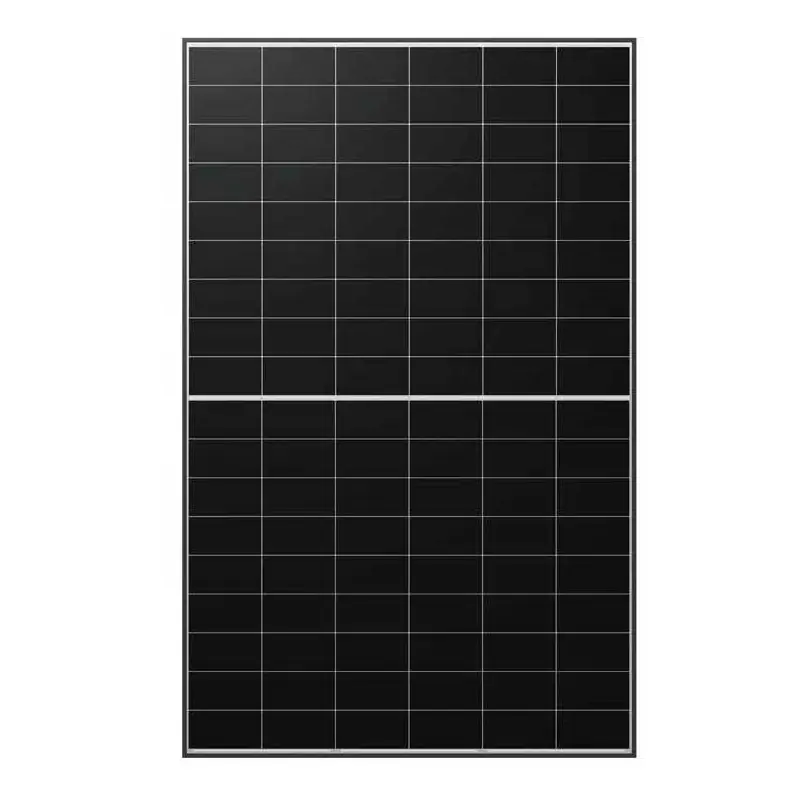 Haute Qualité Panneau solaire LONGI 485WCadre Noir - Fond Blanc