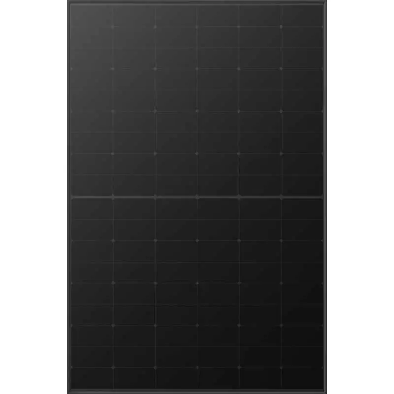 Promotion Panneau solaire LONGI 435WCadre Noir - Fond Noir