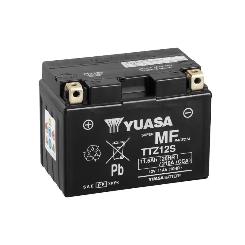 Certifié Batterie Moto YUASA TTZ12S 12V 11,6Ah 210A