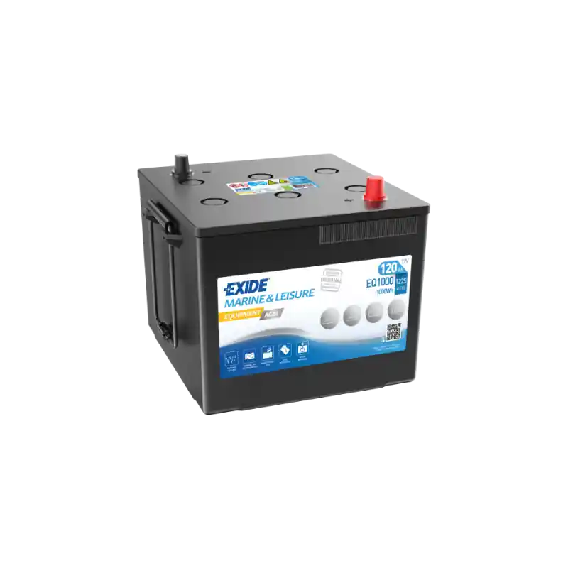Achetez Aujourd’hui Batterie AGM EXIDE EQ1000 120Ah 1225A