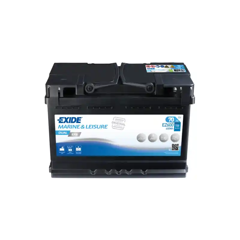 Achat Immédiat Batterie EXIDE EZ600 70Ah 760A