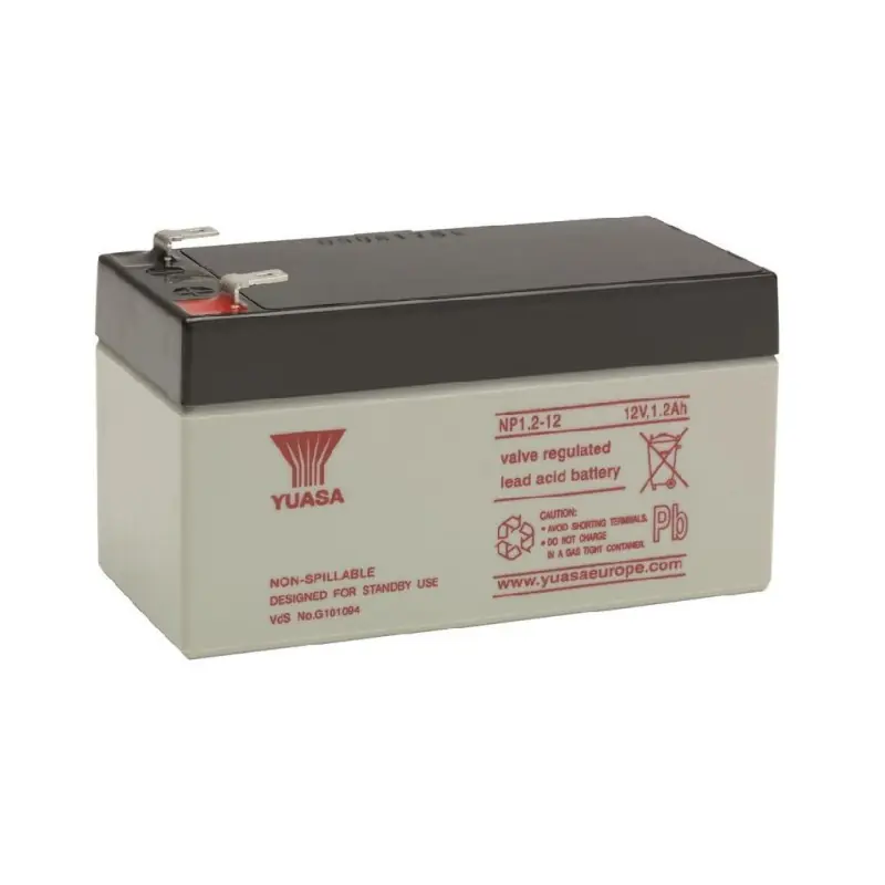 Batterie stationnaire Yuasa NP1.2-12 12V 1,2Ah Offre Exclusive