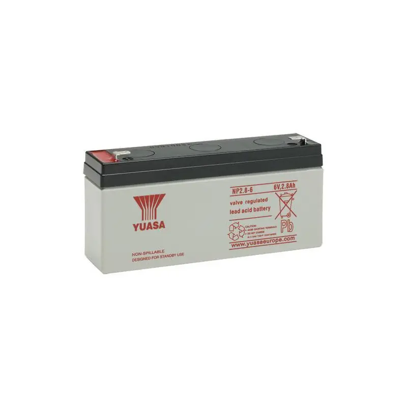 Expédition Rapide Batterie stationnaire Yuasa NP2.8-6 6V 2,8Ah
