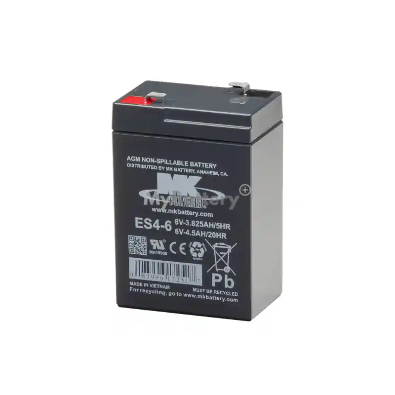 Batterie AGM MK Battery ES4-6 6V 4,5Ah Meilleure Vente