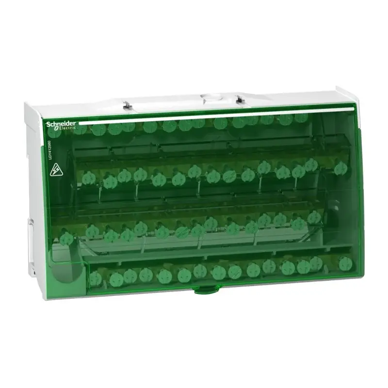 Répartiteur étagé tétrapolaire Linergy 125A 4x15 trous - Schneider Electric - LGY412560 Petit Prix