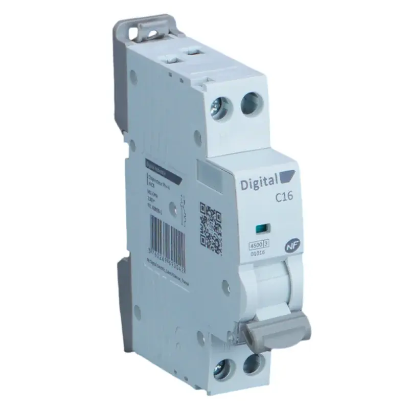 Prix Cassé Disjoncteur 25A Ph/N C4,5 kA - Digital Electric - 01025
