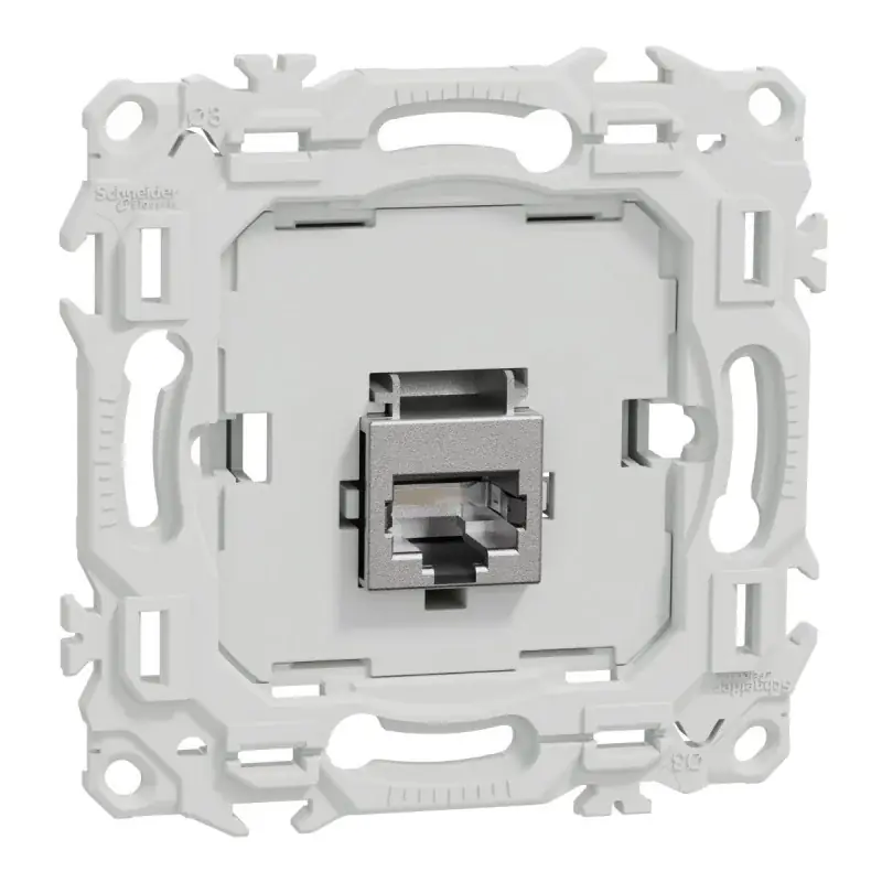 Prise RJ45 Cat6 STP grade Odace 2TV min à grade 3TV sans enjoliveur - Schneider Electric - S980476 Original