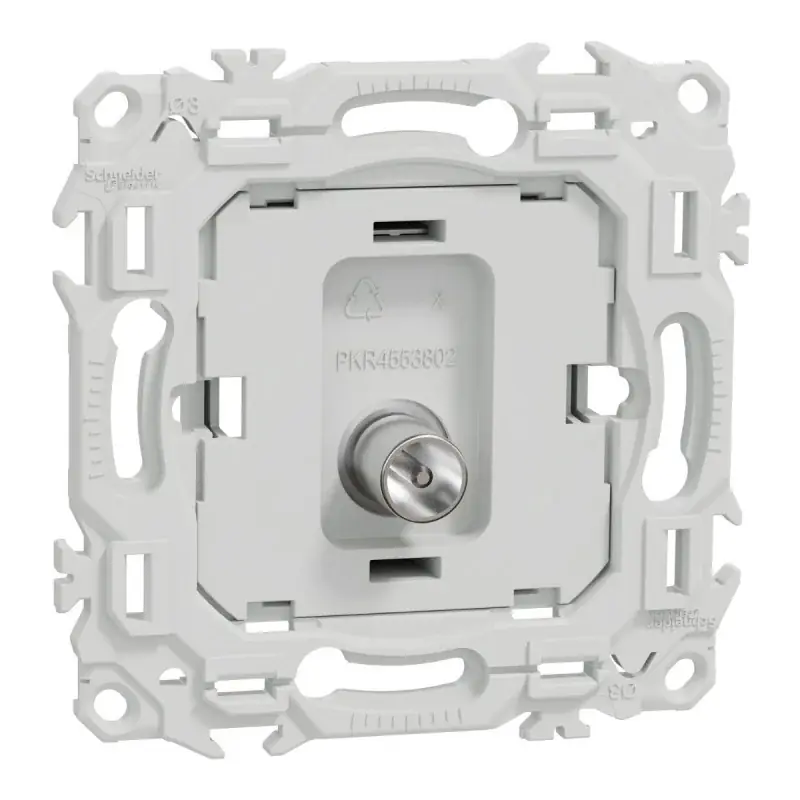 Prise TV simple mâle sortie coaxiale Odace sans enjoliveur - Schneider Electric - S980445 Vente Flash