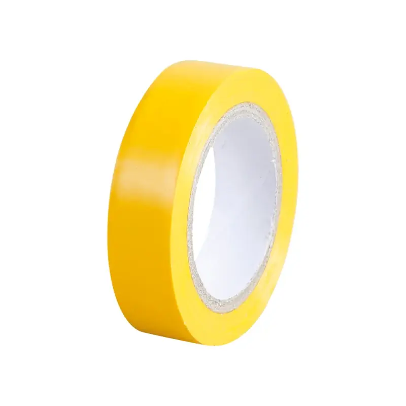 Fait Main Lot de 10 Rubans isolants Eur'ohm Jaune 15mm x 10m - 72009