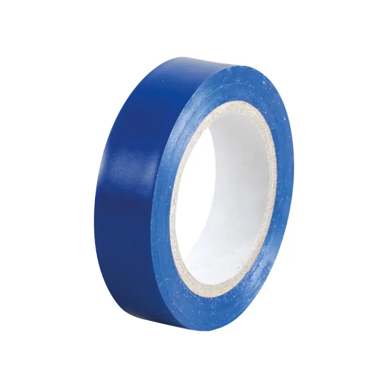 Lot de 10 Rubans isolants Eur'ohm Bleu 15mm x 10m - 72003 Populaire