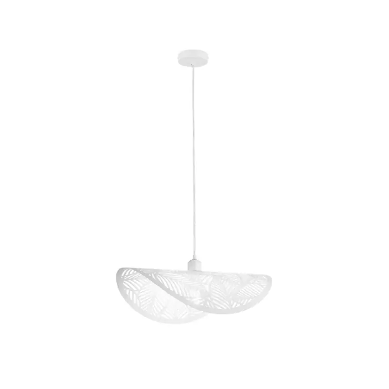 Luminaire suspendu RHEI-LEAF Blanc 1XE27 - Luce Ambiente Design Authentique