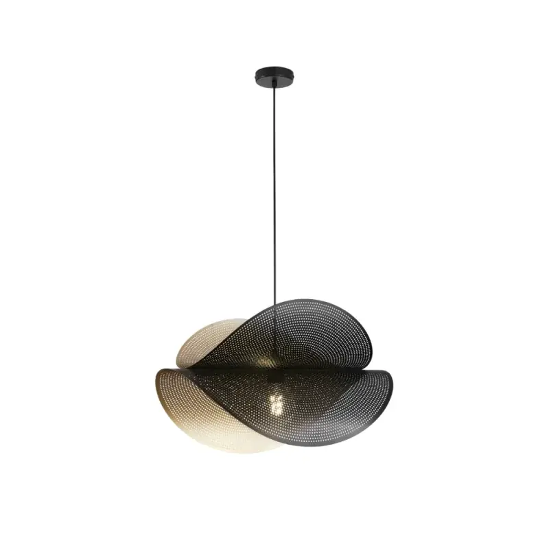 Luminaire suspendu RHEI-DOT Noir Doré 1XE27 - Luce Ambiente Design - I-RHEI-DOT-S5060 Livraison Express