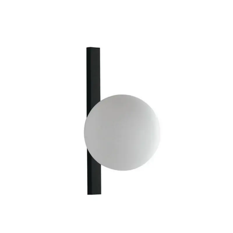 Fait Main Applique murale ENOIRE Noir 1XE14 - Luce Ambiente Design