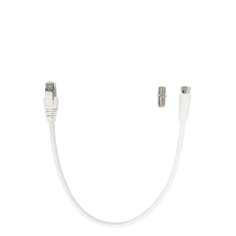 Cordon Balun RJ45-F Omelcom - Raccord Femelle/Femelle - 50cm Commande En Gros