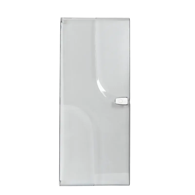 Livraison Express Porte pour coffret de communication Omelcom - 4 rangées - Translucide
