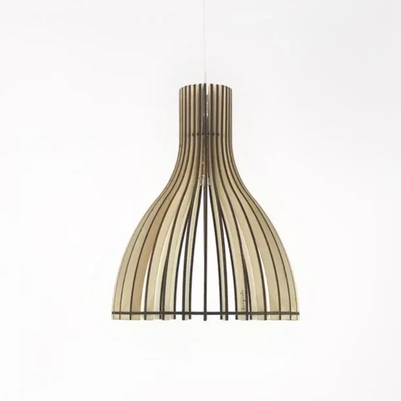 ARIEL - cordon blanc - Suspension bois - Atelier Loupiote Solde